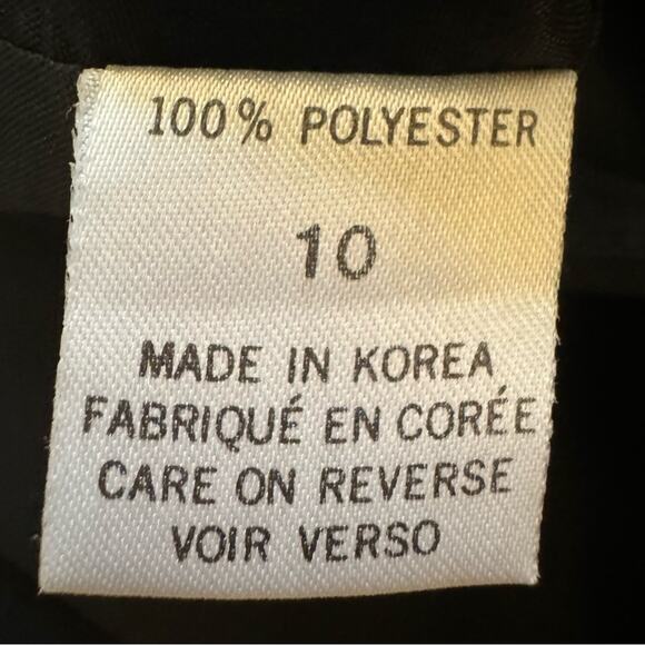 Tahari black sleeveless knee length formal sheath dress size 10
b4 - Picture 3 of 4